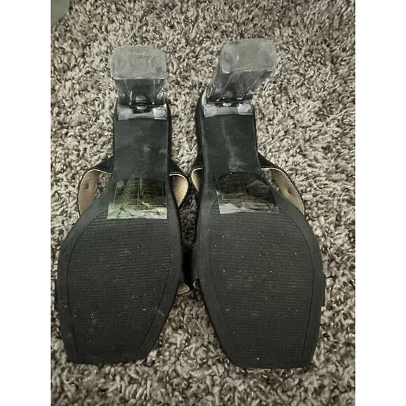 Women’s Rampage Studded Block Heels Size 8 - Picture 3 of 4